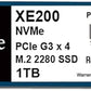 LinkMore XE200 1TB PCIe Gen3 NVMe M.2 2280 Internal Solid State Drive, Gen3.0X4 Read Speed Up to 2500MB/s for Latop and PC