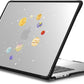 CASETiFY Impact MacBook Air 15" (M2-M4) Case [Cushioned Impact Corners/Scratch-Resistant/Anti-Slip Grip] - Solar System - Clear Black