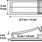 Cable Clips with Strong Self-Adhesive, XIAOXI Multipurpose Wire Clamps for Cable Management and Cable Runs, TV PC Wire Holder Sticky Tidy - (20pcs)