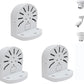 Indoor Outdoor Camera Bracket ABS Plastic Wall Mount L-Shaped Bracket for Security Dome IP Camera Mounting, Junction Box Cable Management (2.5in-SL-3PACK)