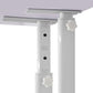 Clamp-On Monitor Stand Riser with Phone/Pad Holder, Height Adjustable from 6.7" to 10.7", Computer Desk Shelf for Laptop, PC, Home Office Workstation (White)