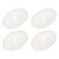PATIKIL Desk Grommet 2-3/8", 4 Pcs Round Cable Grommet Cord Hole Cover with Adhesive Tape Flexible Table Wire Organizer for Office Home Table Countertop, Light Gray