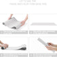 YSAGi Non-Slip Leather Desk Pad L Size, Waterproof Laptop Computer Desk Keyboard Mat, Table Protector Blotter Mat, Large Mouse Pad for Office/Work/Home/Decor(White, 35.4" x 17")