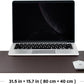 Cork Desk Mat - Dual-Sided Desk Pad for Office and Home - Desk Organization and Accessories - Ideal for Large Mouse Pad and Desk Mats on Top of Desks(Coffee,31.5"x 15.7")