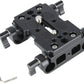 NICEYRIG Tripod Mounting Plate with 15mm Rod Clamp Railblock for Rod Support/DSLR Rig Cage