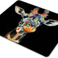 Square Mouse Pad Colorful Artistic Giraffe-1,Gaming Mouse Pads for Desk,Soft Computer Waterproof Non-Slip Mouse Mat
