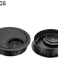uxcell Cable Hole Cover, 2.1Inch/53.5mm Zinc Alloy Desk Wire Cord Cable Grommets Hole Cover for Office PC Desk Cable Cord Organizer, 4 Pcs Black