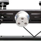PROAIM Truss/Scaffold Connection Plates – Mitchell Mount. Rigging Adapters for Overhead Shots. for Wall Spreader Rod/Poles/Grids. 360° Swivel Clamps, Robust & Secure - 50kg Payload