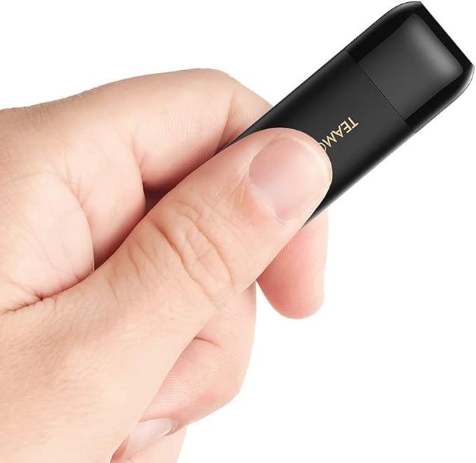 TEAMGROUP C175 128GB 2 Pack USB 3.2 Gen 1 (USB 3.1/3.0) Read 100MB/s Flash Thumb Drive, External Data Storage Memory Stick Compatible with Computer/Laptop Matte Black TC1753128GB22