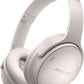 Bose QuietComfort 45 Noise Canceling Bluetooth Headphones (White Smoke) (Renewed)