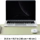 Cork Desk Mat - Dual-Sided Desk Pad for Office and Home - Desk Organization and Accessories - Ideal for Large Mouse Pad and Desk Mats on Top of Desks(Light Green,80cmx 40cm)