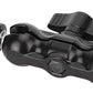 CAMVATE Mini Ball Head Mount Microphone Clamp with 5/8"-27 Male and Female Adapter - 3303