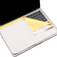2 Pack Microfiber Liner Cleaning Cloth with Screen Keyboard Imprint Protection for MacBook Pro/AIR 13" 14" 2018-2025, Keyboard Protector Compatible MacBook Air 13/MacBook Pro 14 (M4-M1)-Grey+Yellow