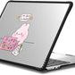 CASETiFY Impact MacBook Air 13.6" (M2-M4) Case [Cushioned Impact Corners/Scratch-Resistant/Anti-Slip Grip] - I'm Busy - Clear Black