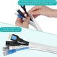 20ft - 1 inch White Cable Sleeve, Cable Organizer for Desk PC TV Computer, Wire Protector Cable Wrap Cover, Cord Management for Home Office