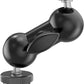 SmallRig Cool Ballhead, Multi-Function Double Ball Dead Adapter with Shoe Mount & 1/4" Screw for Monitors Led Light Microphone - 1135