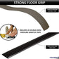 Kable Kontrol Floor Cord Cover kit - 6 Feet Long Tan Plastic Cable Protector, Hides Cords and Conceals Wires, for Extension Cord Cable Management, Channel Size 0.75” W x 0.43” H