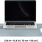 Cork Desk Mat - Dual-Sided Desk Pad for Office and Home - Desk Organization and Accessories - Ideal for Large Mouse Pad and Desk Mats on Top of Desks(Light Blue,27.6"x 13.8")