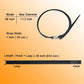 36 inch Cable Strap with Buckle - 16 PACK Hook and Loop Fastening Straps - Adjustable Nylon Extend Securing Strap