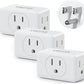Multi Plug Outlet Extender, VINTAR 3 Outlet Adapter, Multiple Outlet Splitter, Grounded Wall Tap Adapter, Power Plug Expander for Travel Home Office Dorm, 3 Pack