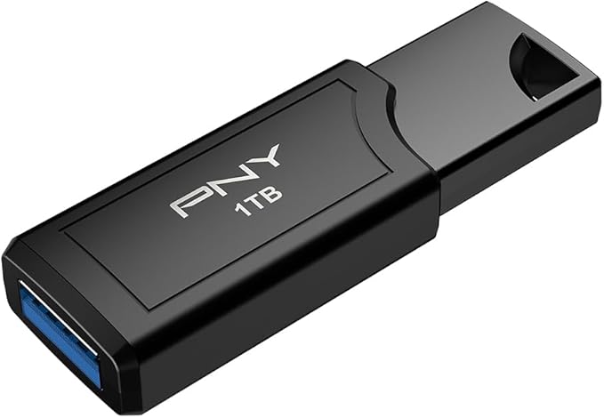 PNY PRO Elite V3 1TB USB 3.2 Gen 2 Flash Drive – Up to 1000MB/s Read, Up to 800MB/s Write, Extreme Performance for Professional Data Storage and Transfers, Premium Metal Design, Type-A Connector