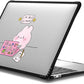 CASETiFY Impact MacBook Air 13" (M1/Intel) Case [Cushioned Impact Corners/Scratch-Resistant/Anti-Slip Grip] - I'm Busy - Clear Black