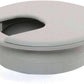 2pcs 2 Inch Desk Wire Cord Cable Grommets Hole Cover for Office PC Desk Cable Cord Organizer Plastic Cover (Grey-2Pcs)