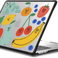 CASETiFY Impact MacBook Air 15" (M2-M4) Case [Cushioned Impact Corners/Scratch-Resistant/Anti-Slip Grip] - Fruit Salad MacBook Case - Clear Black