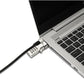 Kensington Universal 3-in-1 Combination Laptop Lock, Computer Security Locking Cable - Resettable Version (K62316WW), Black