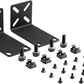 Rack Mount Kit for 12.6 inch Switches, Adjustable Rack Ears for Netgear, Cisco, D-Link, TRENDnet and Dell Products, Mount 12.6" Wide to 19" Equipment, Adjustable Hole Distance 14-30mm
