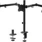 WALI Triple Monitor Mount, Heavy Duty Triple Monitors Stand for 13-27 inch Screens, Adjustable 3 Monitor Desk Mount with Swivel, Tilt, Rotation, Clamp & Grommet Base Kit (M003SN), Black