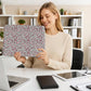 Puffy Laptop Sleeve 13-15.6 Inch Cute Quilted Laptop Protective Case Padded Floral Computer Sleeve for MacBook (B-red, 15 Inch)