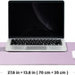 Cork Desk Mat - Dual-Sided Desk Pad for Office and Home - Desk Organization and Accessories - Ideal for Large Mouse Pad and Desk Mats on Top of Desks(Purple,27.6"x 13.8")