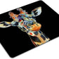 Square Mouse Pad Colorful Artistic Giraffe-1,Gaming Mouse Pads for Desk,Soft Computer Waterproof Non-Slip Mouse Mat
