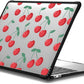 CASETiFY Impact MacBook Air 13" (M1/Intel) Case [Cushioned Impact Corners/Scratch-Resistant/Anti-Slip Grip] - Cherries - Clear Black