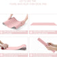 YSAGi Non-Slip Leather Desk Pad Blotter, Waterproof Laptop Computer Desk Keyboard Mat, Table Protector Mat, Large Mouse Pad for Office/Work/Home/Decor(Pink, 31.5" x 15.7")