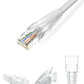 CableCreation RJ45 Ethernet Network Cable Strain Relief Boot 50-Pack Fits Cat5, Cat5e, Cat6, Cat6a, Color Coded Connector Plug Cover for Various Diameter LAN Cable, Transparent