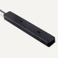 Amazon Basics Rectangle 6-Outlet, 600 Joule Surge Protector Power Strip, 2ft, Black, Small, 2-Pack