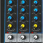 Pyle Professional Audio Mixer Sound Board Console System - Interface 4 Channel Digital USB Bluetooth MP3 Computer Input 48V Phantom Power Stereo DJ Studio Streaming FX 16-Bit DSP processor - PMXU43BT