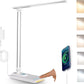 TECHNOVA LED Desk Lamp with 5 Color Temperatures | Sliding Stepless Dimming & One-Touch Timer | Foldable & Portable Design for Office/Study/Nail Art | USB Charging & Four-Axis Rotation for Small Desks