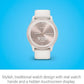 Garmin G010-N2566-01 Vivomove Sport 40mm Touchscreen Hybrid Health and Wellness Smartwatch, Ivory - Certified (Renewed)