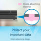 BUFFALO External SSD 500GB - Compatible with PS4 / PS5 / Windows/Mac - USB-C - USB-A - USB 3.2 - External Solid State Drive - ‎SSD-PG500U3B