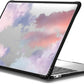 CASETiFY Impact MacBook Air 13" (M1/Intel) Case [Cushioned Impact Corners/Scratch-Resistant/Anti-Slip Grip] - Clouds - Clear Black