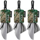 SPUDZ Classic Microfiber Lens Cleaner – Clip-On Pouch, Washable – for Binoculars, Scopes, Glasses, Screens | Alpine Mountain Camo, 6 x 6 Inch (3-Pack)