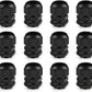 Cable Gland 12 Pack 3/4" NPT Waterproof Adjustable Connector Strain Relief Cord Connectors Joints Nylon with Gaskets…
