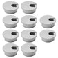 10 Pcs Desk Grommet 2" / 50 mm, Desk Cord Hole Cover, Cable Grommet ABS Plastic, Desk Hole Grommet for Home & Office Pc, Detachable Cable Cord Organizer-Light Grey