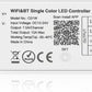 BTF-LIGHTING C01W Monochrome PWM (+V -V) 2PIN LED Strip Dim Brightness 2.4GHz Tuya WiFi Group Controller Alexa Google Home Smartphone APP Control Compatible with WR02RF RC01RFB Remote