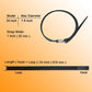 24 inch Hook and Loop Cable Strap - Reusable Fastening Strap - 12 PACK 1 inch Wide Nylon Cable Cinch Wrap
