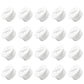 20Pcs Desk Grommet, 3/4" (20mm) White Silicone Cord Hole Cover, Flexible Rubber Wire Grommets, Wall Grommets for Cables Management, Table, Countertop, Cabinets and Furnitures Wire Organizer