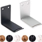 SourceTon 2 Packs Aluminum Headphone Stand Hanger and 6 Cable Clips, 2 Headset Holder Mount (Black and Silver) and 6 Cable Organizers with Strong Adhesive Tape and Screws for Headphones